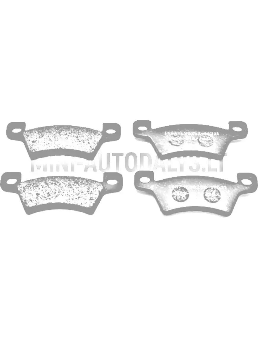 Aizmugurējo bremžu kluču komplekts Microcar MC1 / MC2