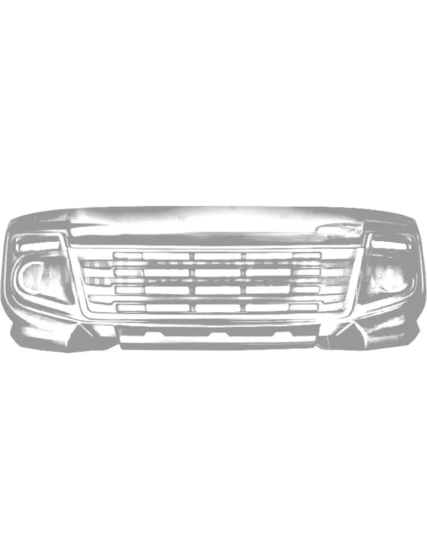 Priekšējā bufera reste Ligier JS50/JS50L Club Ph2 (melna)