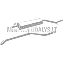 Aizmugurējais trokšņa slāpētājs Microcar / Ligier (Lombardini Progress)