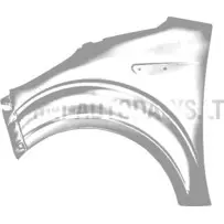 Kreisais priekšējais spārns Ligier JS50/JS50L Ph2/Ph3 (nekrāsots)