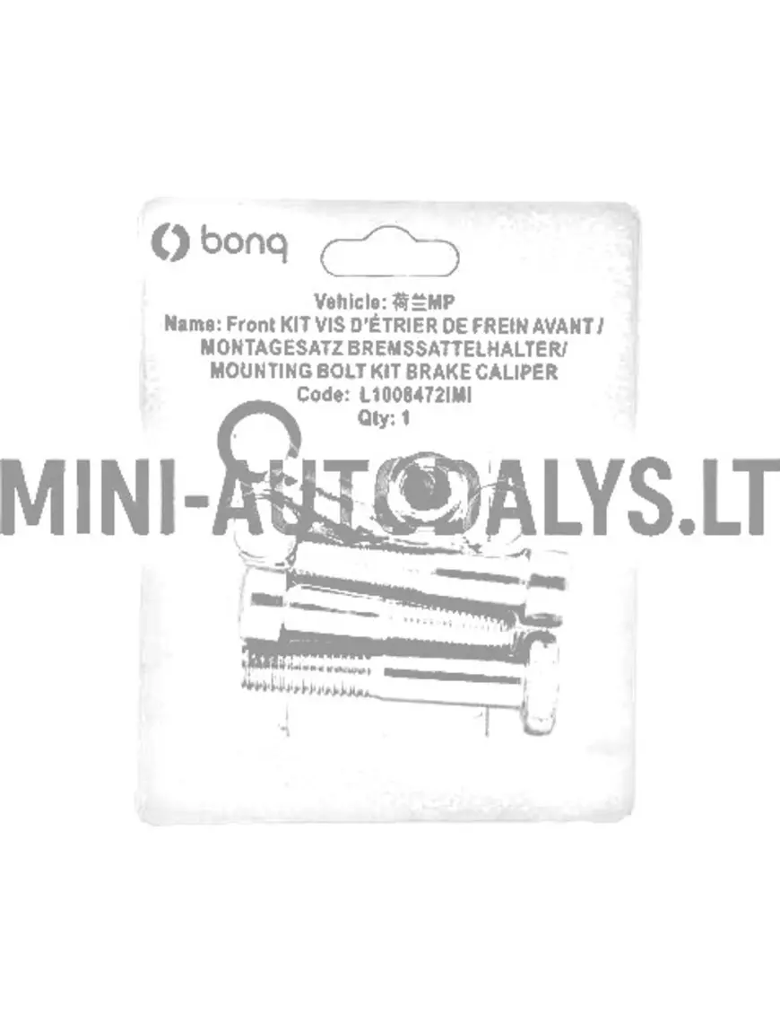 "Microcar" / "Ligier" suportu turētāju / ass stiprinājuma skrūvju komplekts