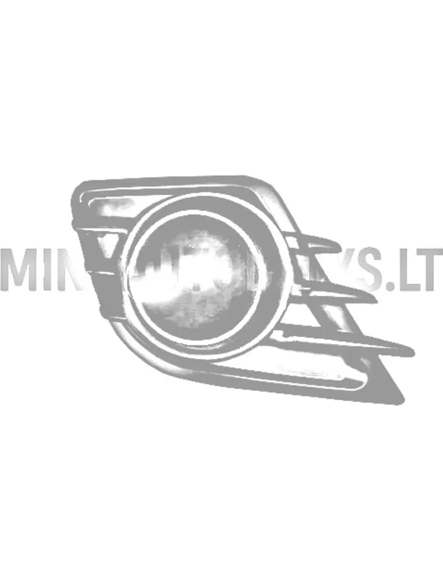 Aizsargrežģis miglas lukturiem labajā priekšējā bufera pusē Aixam 2010-2013