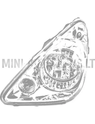 Kreisais priekšējais lukturis Aixam 2008-2013