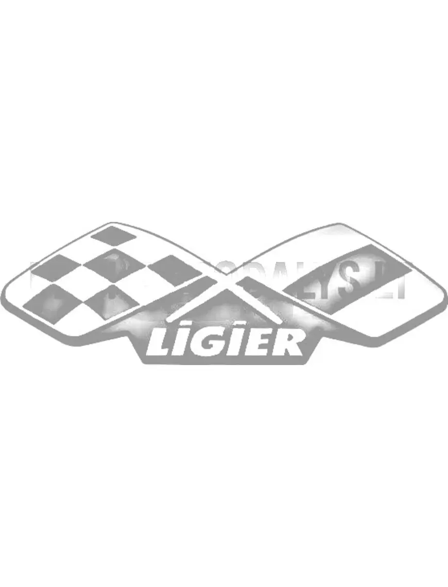 Emblēma ar logotipu priekšējam buferim aizmugurējais vāks Ligier JS60 / Myl