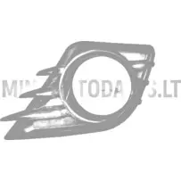 Aixam 2010-2013 kreisās puses priekšējā bampera miglas luktura režģis