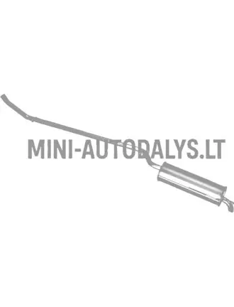 Aizmugurējais trokšņa slāpētājs Aixam Sensation / Emotion