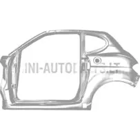 Chatenet CH40 kreisās puses sānu panelis (pelēks)