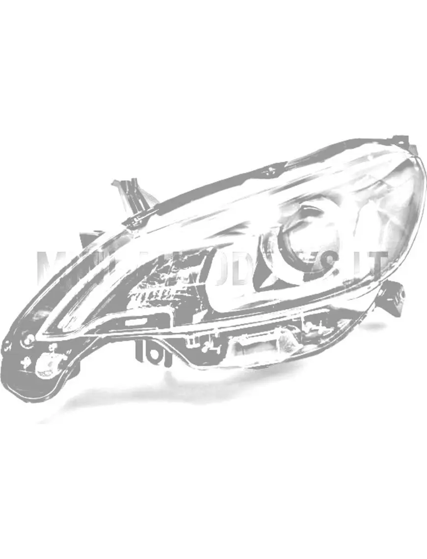 Kreisās puses priekšējais lukturis Ligier JS50 / JS50L Ph2 / Ph3