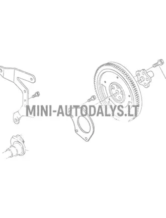 Startera plāksne Aixam Kubota Z402 / Z482