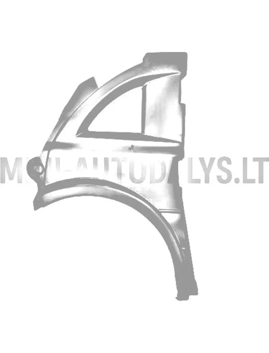 Kreisais priekšējais spārns Aixam MEGA 2 | Mini Auto Parts