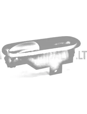 Iekšējais durvju rokturis "Aixam" (melns)