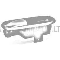 Iekšējais durvju rokturis "Aixam" (melns)