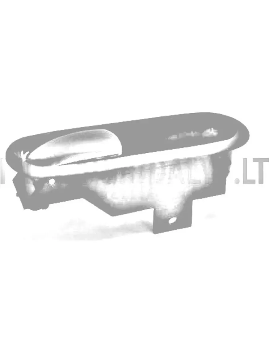 Iekšējais durvju rokturis "Aixam" (melns)