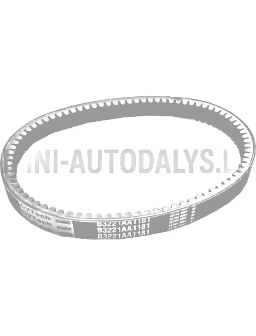 Piedziņas siksna Microcar 1004541 B3221AA1181