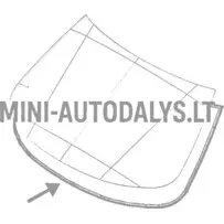 Priekšējā stikla blīve Ligier X-Too RS