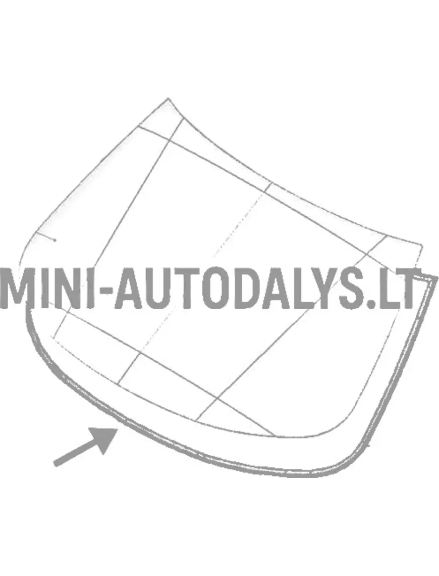 Priekšējā stikla blīve Ligier X-Too RS