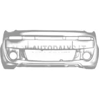 Priekšējais buferis Microcar MGO3 / MGO4 Highland (melna struktūra)