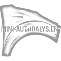 Labais priekšējais spārns Ligier JS50/JS50L Ph2/Ph3 Asfalta pelēks