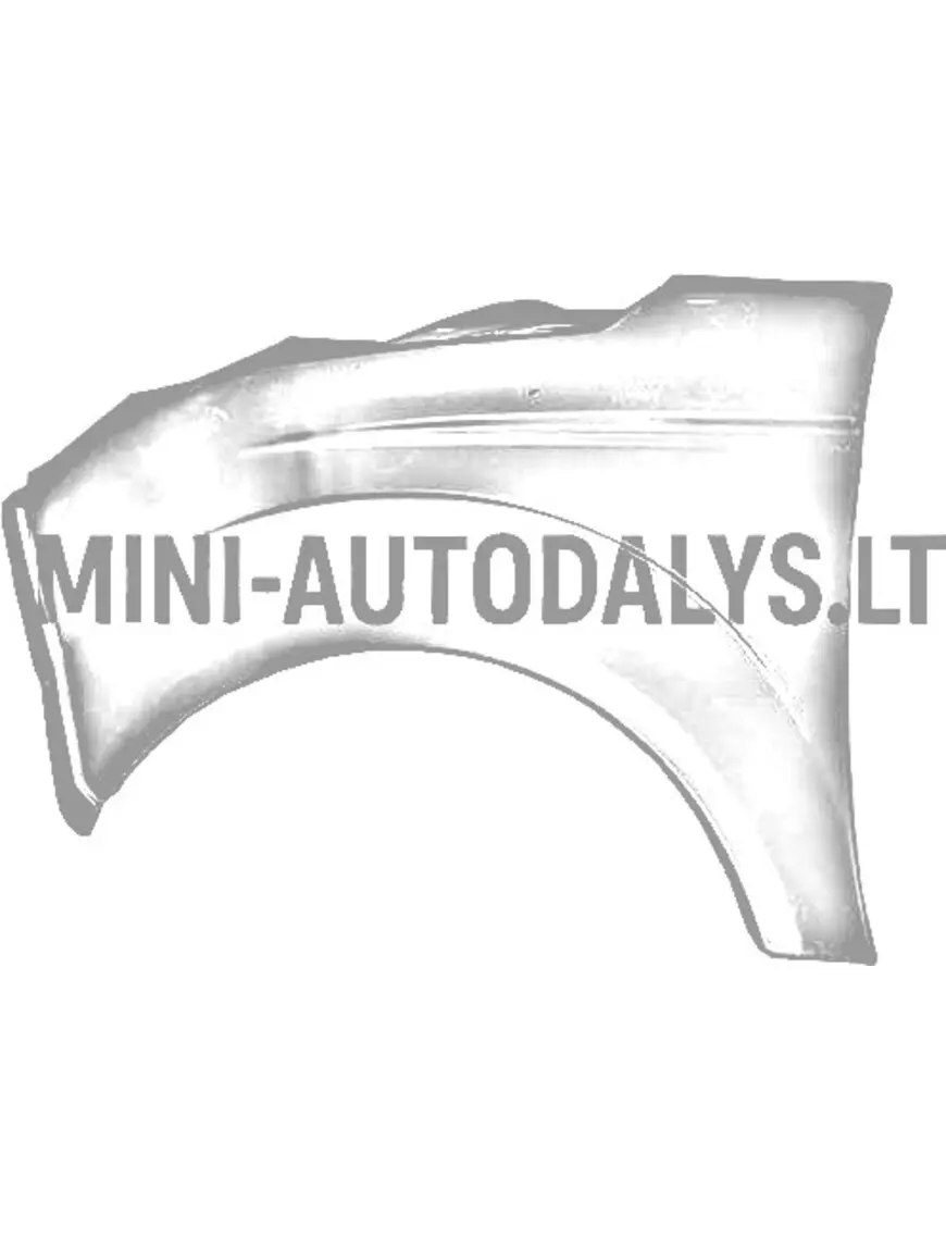 Microcar MGO3/4 Due2/3 kreisās puses priekšējais spārns (perlamutra balts)