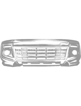 Priekšējā bufera reste Ligier JS50 / JS50L Ph2 / PH3 Elegance (melna)