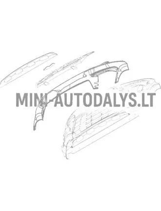 Priekšējais bamperis Ligier JS60 CHIC (grafīta pelēks)