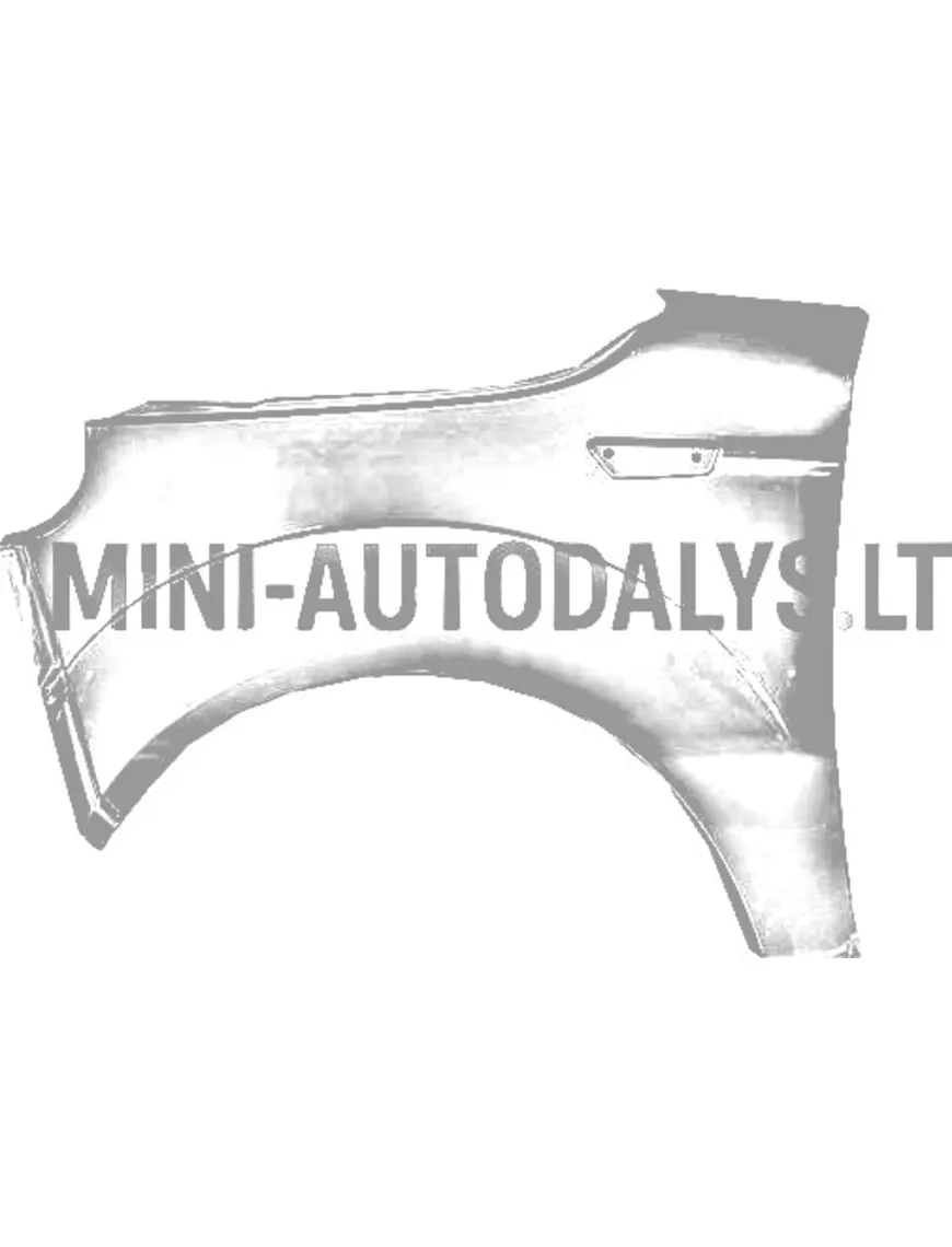 Microcar MGO6 kreisās puses priekšējais spārns (tuksneša pelēks)