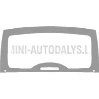 Aizmugurējais stikls Microcar MC1 / MC2 #17033 | Mini Auto Parts
