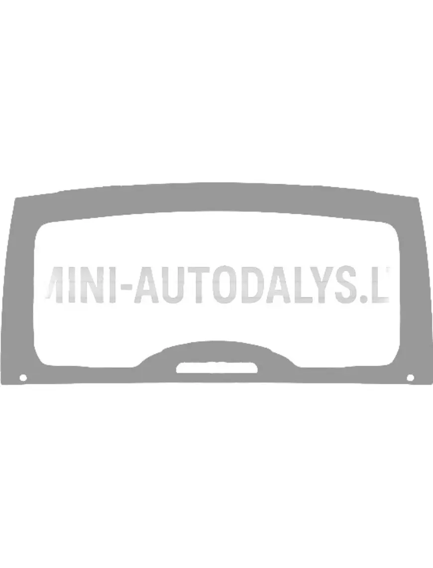 Aizmugurējais stikls Microcar MC1 / MC2 #17033 | Mini Auto Parts
