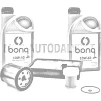 Filtru komplekts Aixam Kubota Z402 + 2 litri motoreļļas