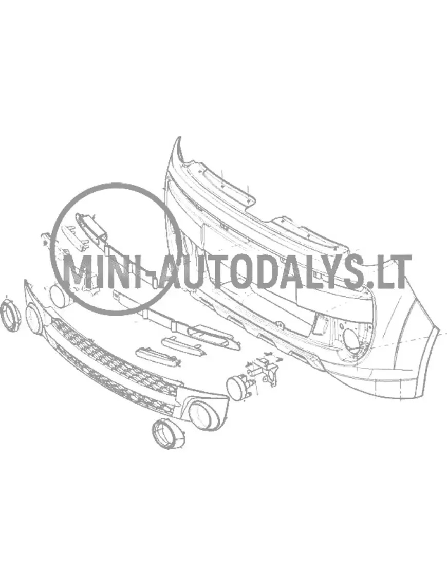 LED josla priekšā labajā pusē Microcar MGO3 / MGO4