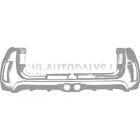 Aizmugurējais buferis Aixam Sensation / Emotion Ci #17217 | Mini Auto Parts