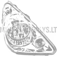 Labais priekšējais lukturis Aixam 2008-2013