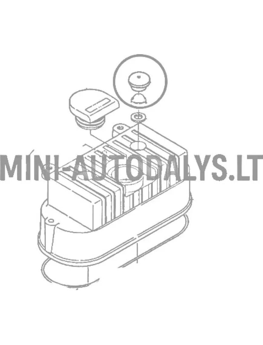 Aizsargvārsta vāka vāciņš Aixam Kubota Z402
