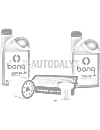 Filtru komplekts Aixam Kubota Z402 + 2 litri motoreļļas