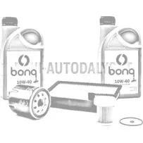 Filtru komplekts Aixam Kubota Z402 + 2 litri motoreļļas