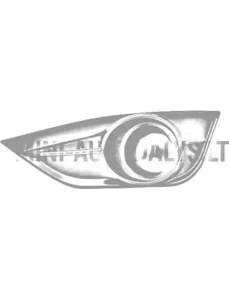 Miglas luktura režģis aizvērts kreisajā priekšējā bufera pusē Aixam City Vision