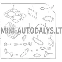Yanmar galvas blīvju komplekts