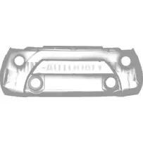 Priekšējais bamperis Aixam 2016 Sensation Crossline / Crossover (melns)