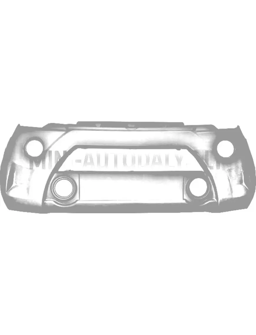 Priekšējais bamperis Aixam 2016 Sensation Crossline / Crossover (melns)