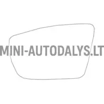 Kreisais spoguļa stikls Aixam Sensation / Emotion