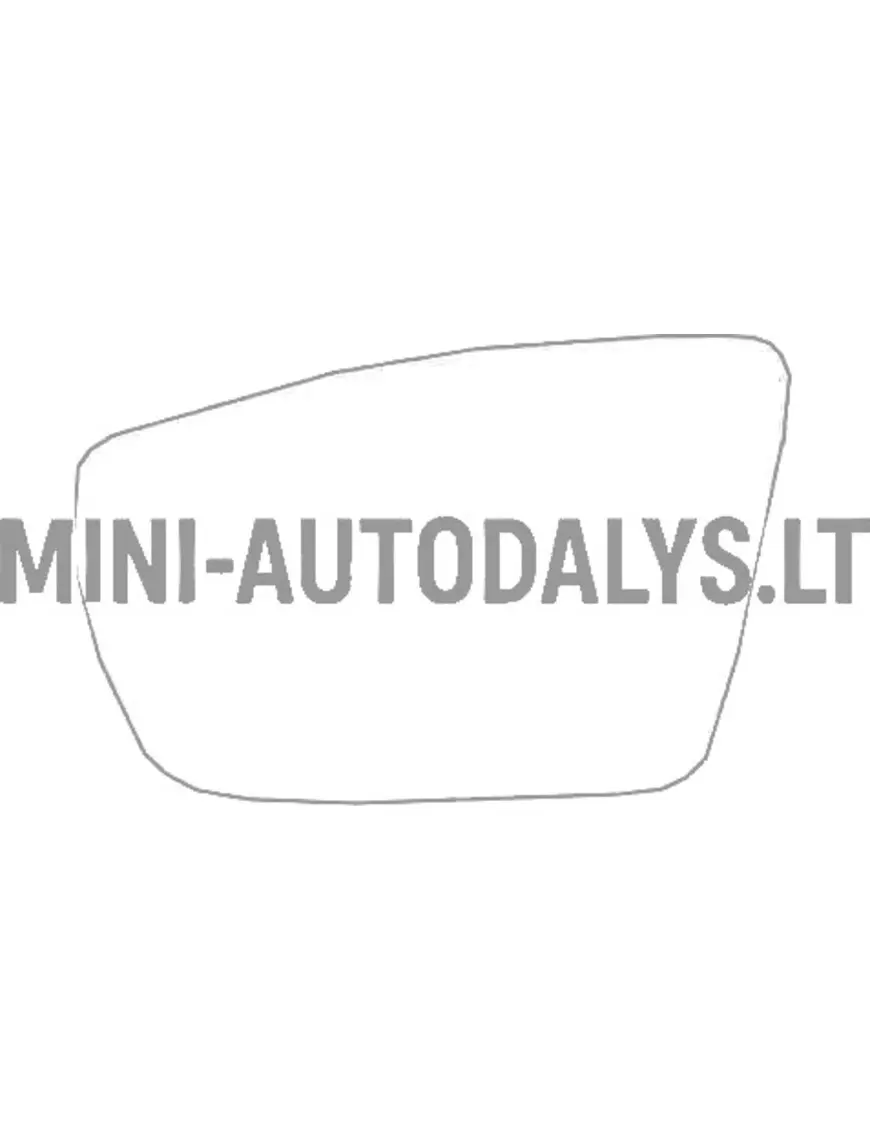 Kreisais spoguļa stikls Aixam Sensation / Emotion