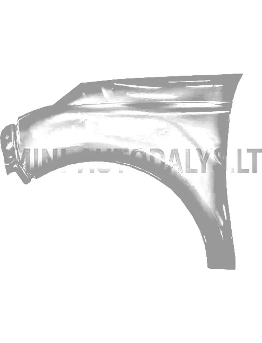 Aixam 2016 Sensation kreisais priekšējais spārns (sarkans)