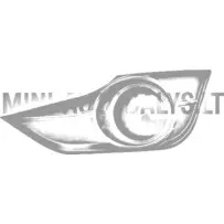 Aixam City / Coupe priekšējā bufera kreisās puses režģis