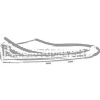 Mirgojošas gaismas LED ārējais spogulis kreisajā pusē Aixam Sensation / Emotion / Ambition