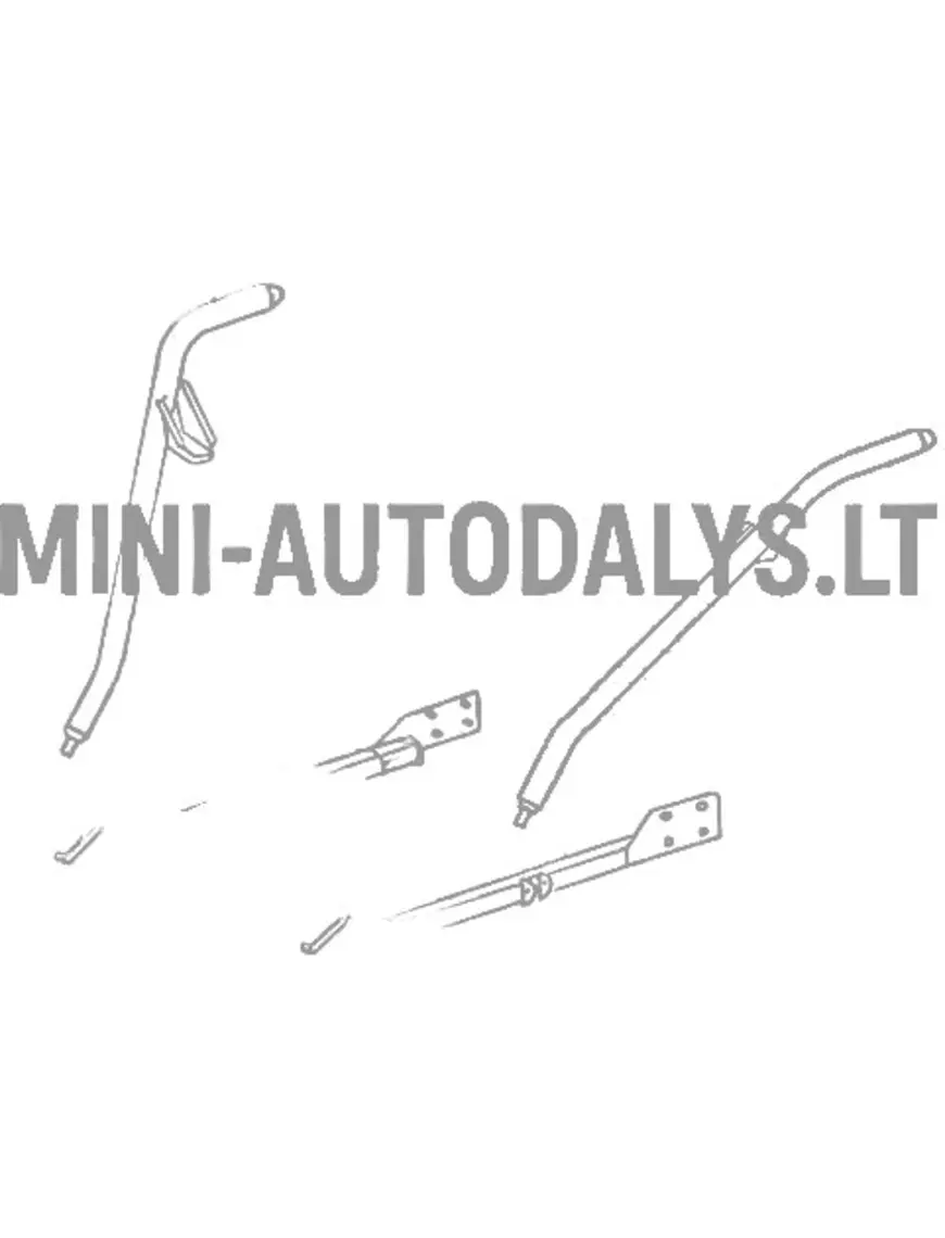 Priekšējā rāmja kreisās puses caurule Aixam MEGA 2