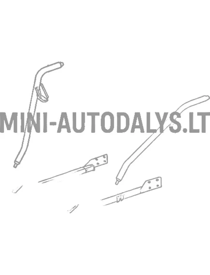 Pamatrāmis caurule priekšējā labā Aixam MEGA 2