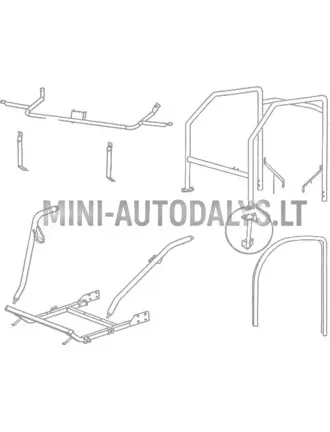 Savienojuma kronšteins šasijas labajā pusē Aixam MEGA2