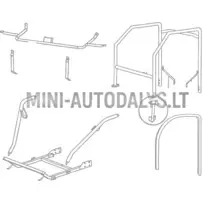 Savienojuma kronšteins šasijas labajā pusē Aixam MEGA2