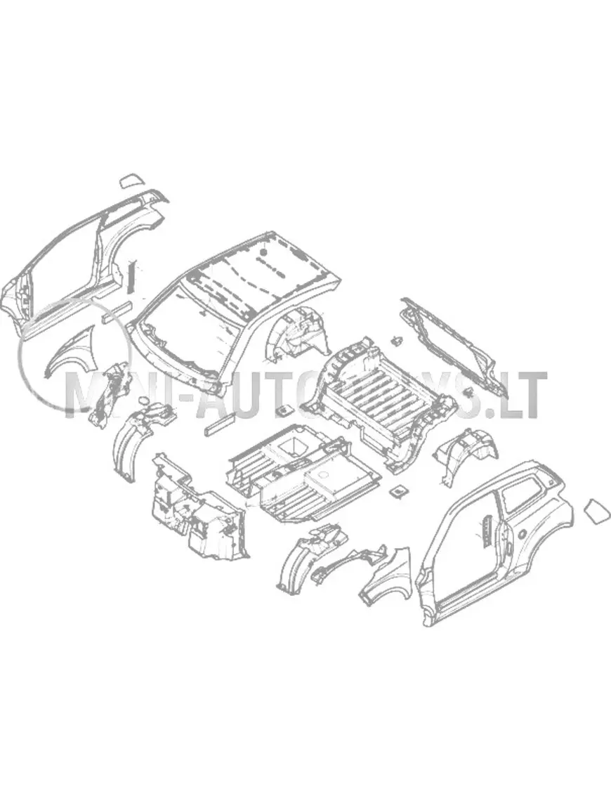 Labais priekšējais spārns Ligier JS50 / JS50L Ph1