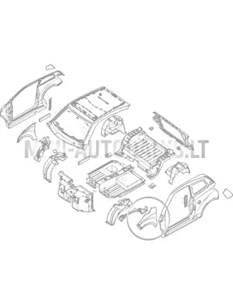 Kreisais priekšējais spārns Ligier JS50 / JS50L Ph1